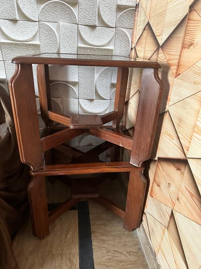 Pair of 2 Solid Wooden Side Tables / Bedside Tables for Sale