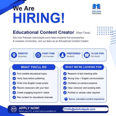 Educational Content Creator (Part-Time remote)