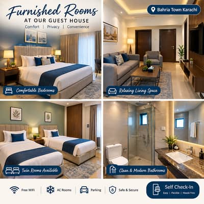 Short stay Guest House Bahria Town Karachi