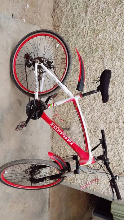 Colango Ferrari CF12 Bicycle_ Red & White| Good Condition