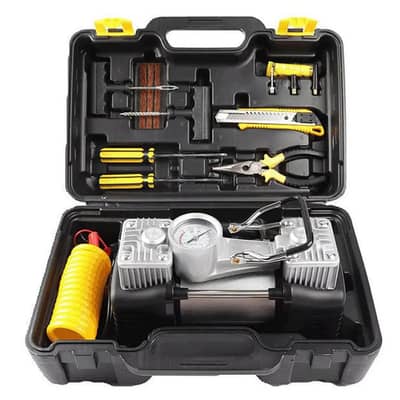 12v car tyre and tool