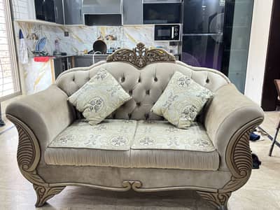 Butt furniture/ 7 seater sofa set -Good condition-urgent sale- Lahore