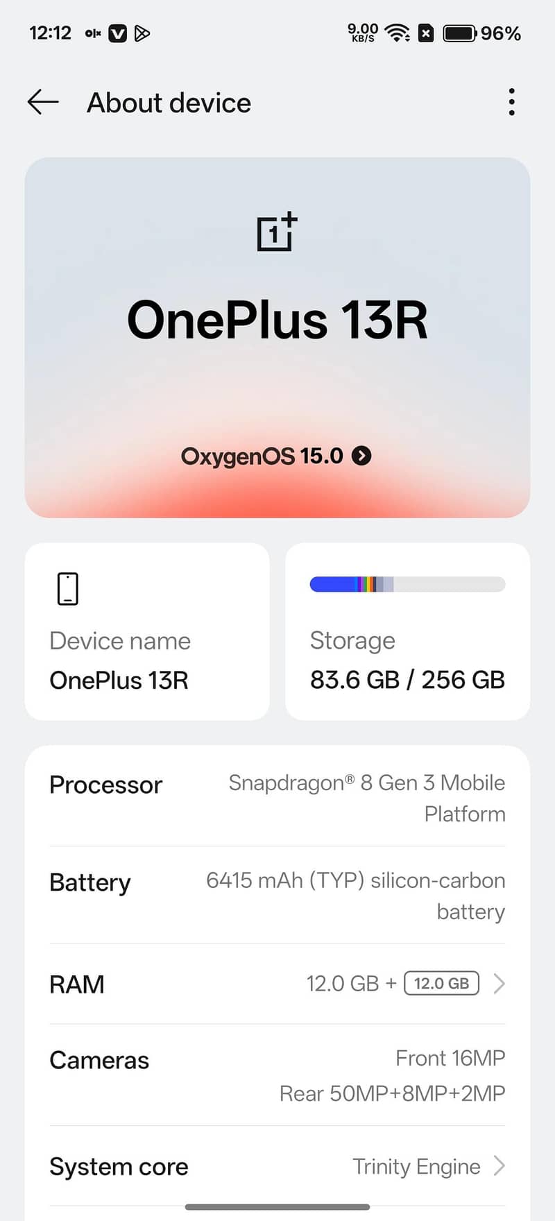 One Plus 13R 1