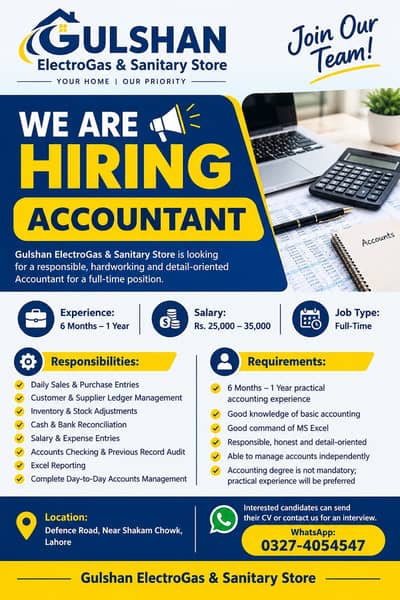 we need a entry level accountant like basic un 35k