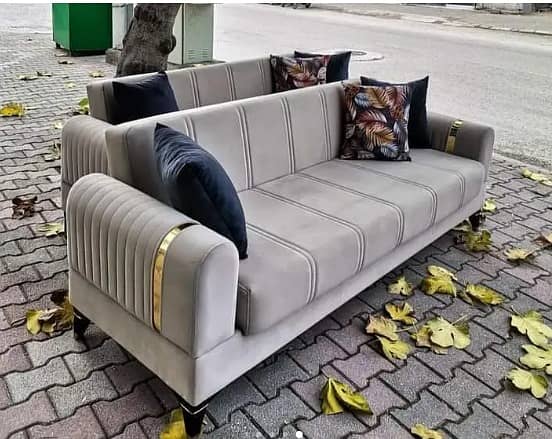 Sofa set|Corner Sofa|Fabric Sofa|Designer Sofa|3+2 Sofa Set 5