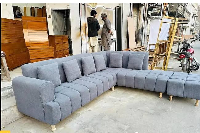 Sofa set|Corner Sofa|Fabric Sofa|Designer Sofa|3+2 Sofa Set 7