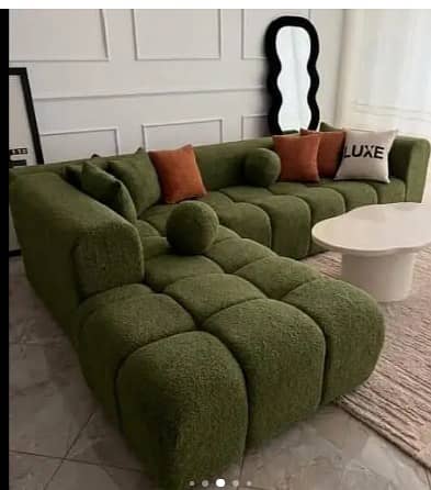 Sofa set|Corner Sofa|Fabric Sofa|Designer Sofa|3+2 Sofa Set 8