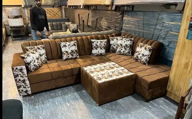 Sofa set|Corner Sofa|Fabric Sofa|Designer Sofa|3+2 Sofa Set 11