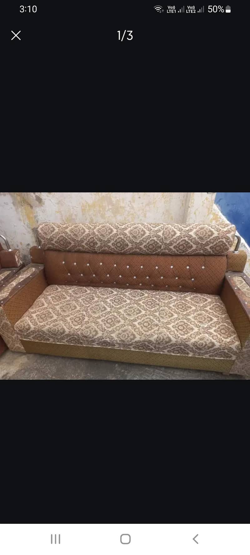 new three setr sofa + two single sofas 1