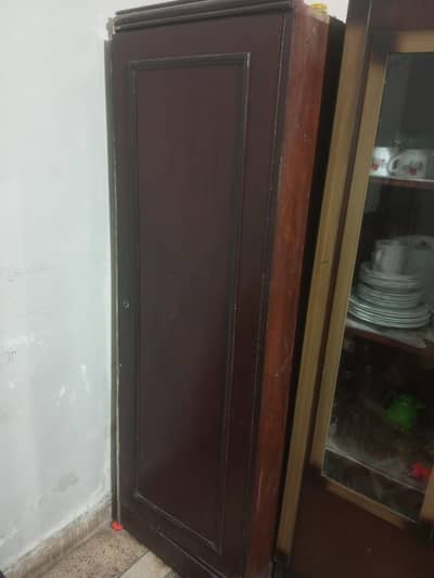3 wooden almari