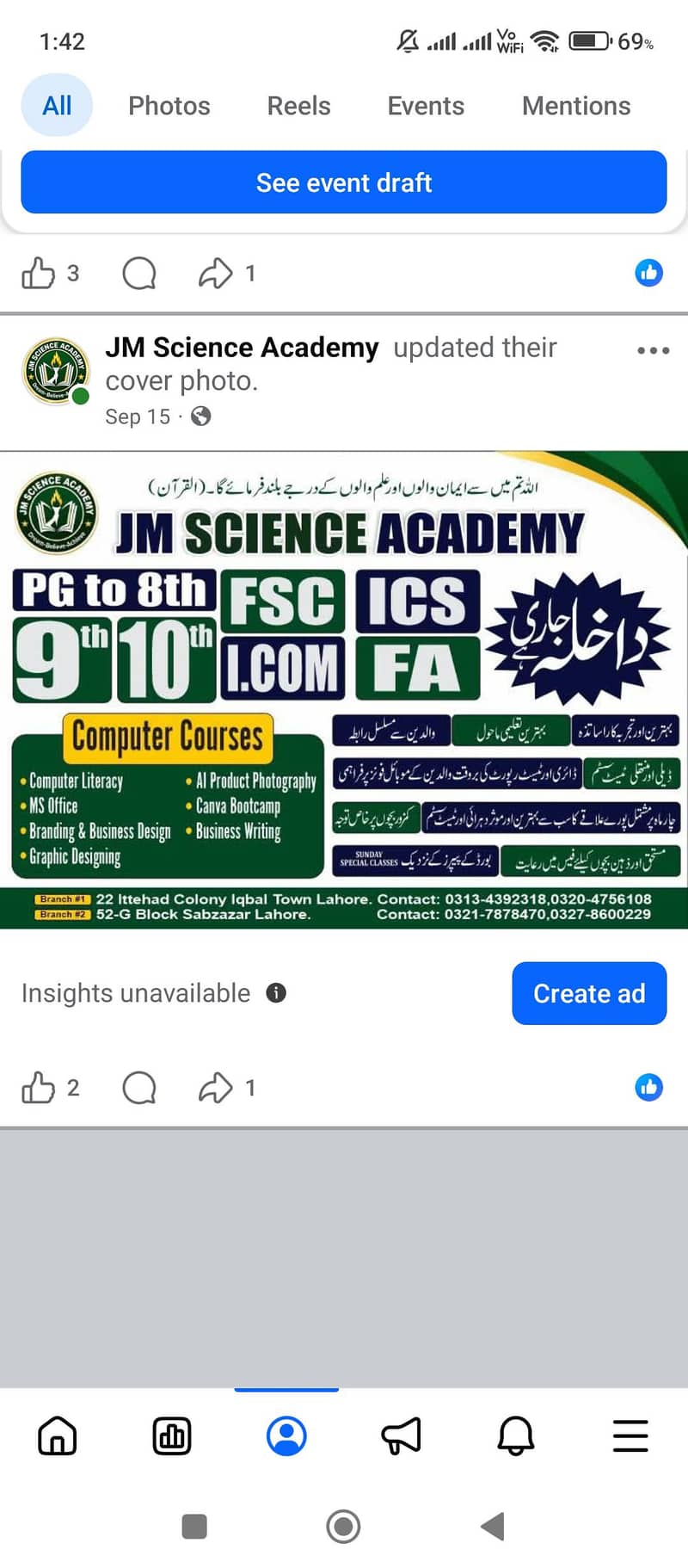 Academy and IT courses center 1
