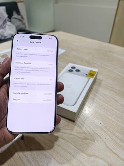 Apple iPhone 17 Pro Max | 512 | Silver | official Approved