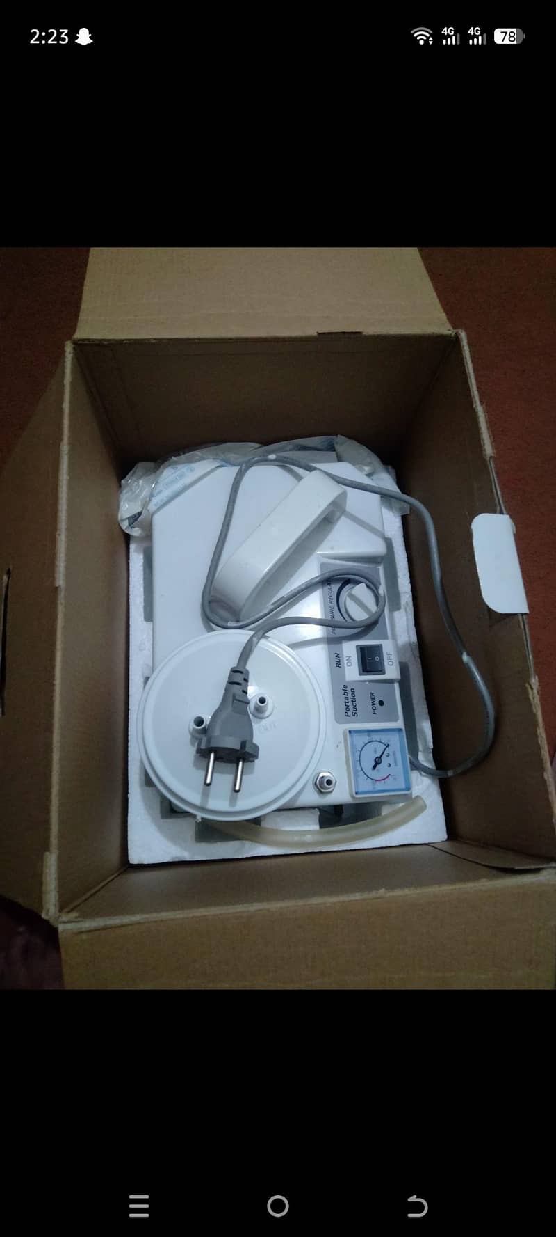 portable phlegm suction unit 2