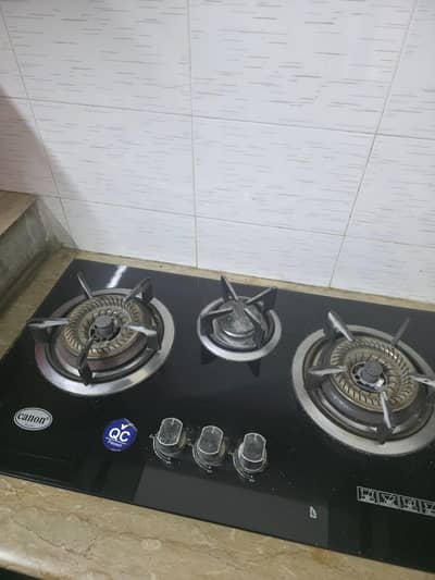 Slightly Used Tempered Glass Canon Stove