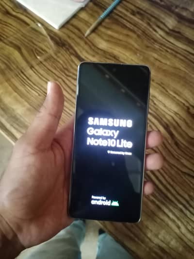 Samsung Mobile Note10 Lite offical pta approve with complete accessori