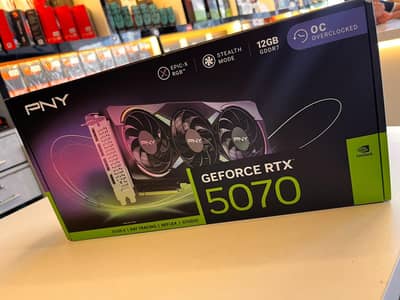 PNY GeForce RTX 5070 12GB GDDR7 OC Graphics Card.
