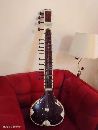 Vintage the great sitar nawaz Ustad Vilayat Khan sitar antique