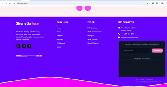 Get a custom website or shopify store