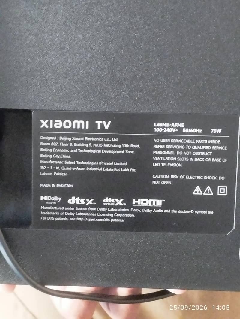 Xiaomi smart TV 1