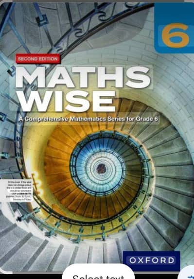 math wise class 6 second edition