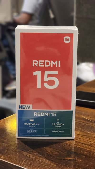 Xiaomi Redmi 15 8gb/128 Box Pack
