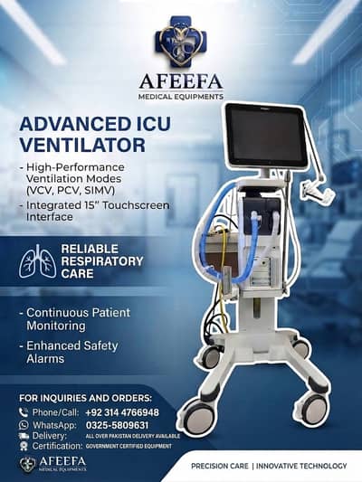 ICU Ventilator /Ventilator machine/Emergency Ventilator/ Ventilator