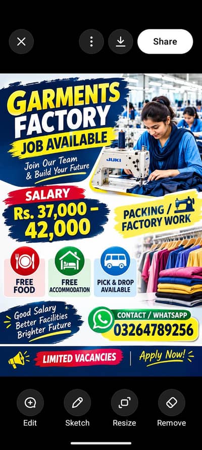 urgent Hiring factory workers staff male and female jobs vecancy