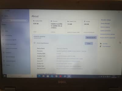 Core I5 4th Generation Laptop for sell 8gb ram 238gb ssd