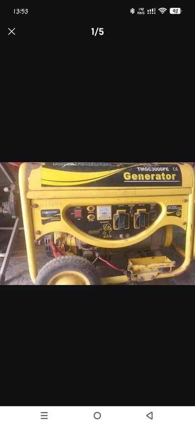 Marquis 3000wat self start electric generator