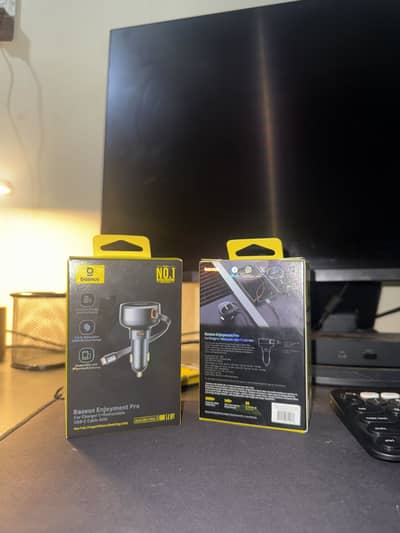 High quality 60 watt Baseus Car Charger Retractable Cable