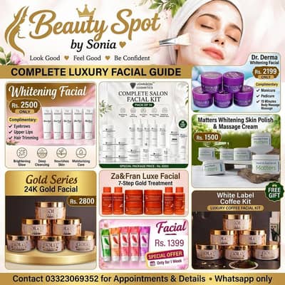 Professional Home Service Beauty Salon & Facial Services For Female
