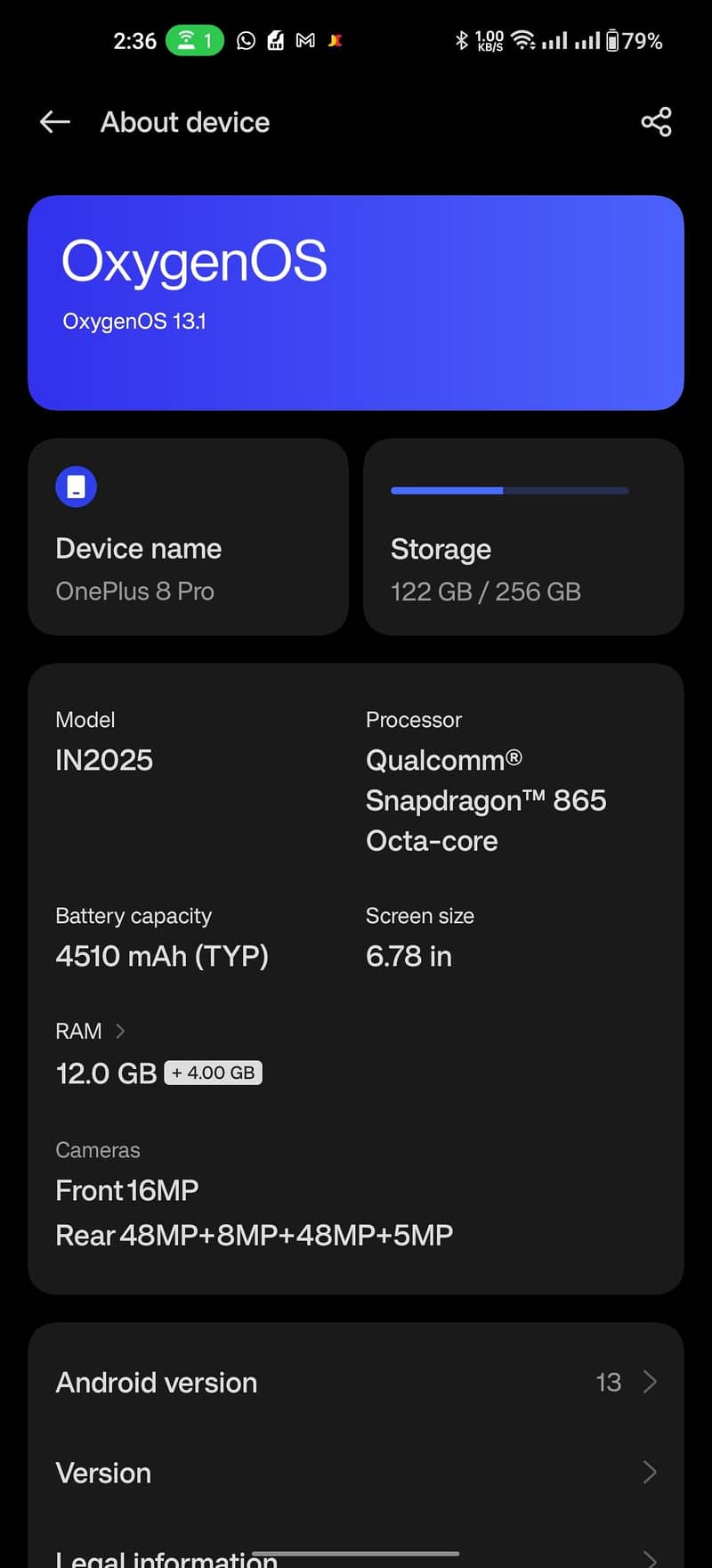 One Plus 8 Pro 5