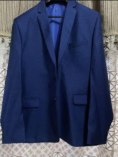 Premium Blue Pent Coat Suit | 10/10 Condition | 1 Time Used