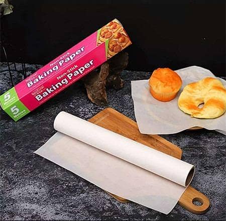 T  Non-Stick Baking Paper - Oil Proof Oven Proof Parchment Paper Butter Paper Baking Paper Roll - 5 Meter