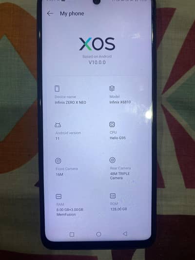 Infinix Zero X Neo