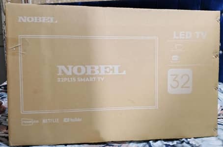 Nobel smart TV 32-inch for sale.