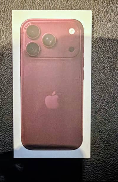 iPhone 18 Pro – Burgundy – 256GB – Brand New Box Packed (Non-PTA)