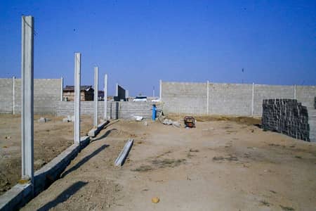 Boundary Wall Constructed 150 Feet Front For Long Term Lease Industrial Commercial Land