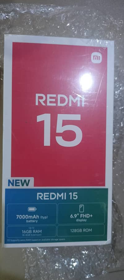 Redmi 15 8/128GB Box packed