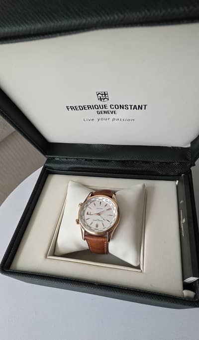 Frederique Constant Worldtimer Swiss Luxury Watch