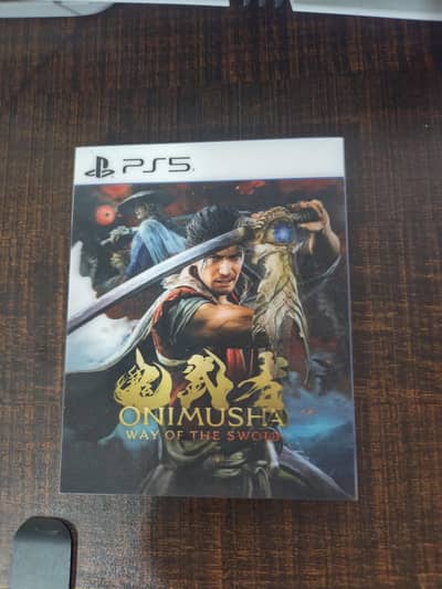 onimusha way of the sword ps5 dvd used 10/10