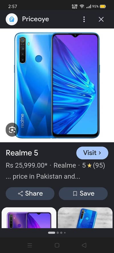 Realme 5 for sale and exchange