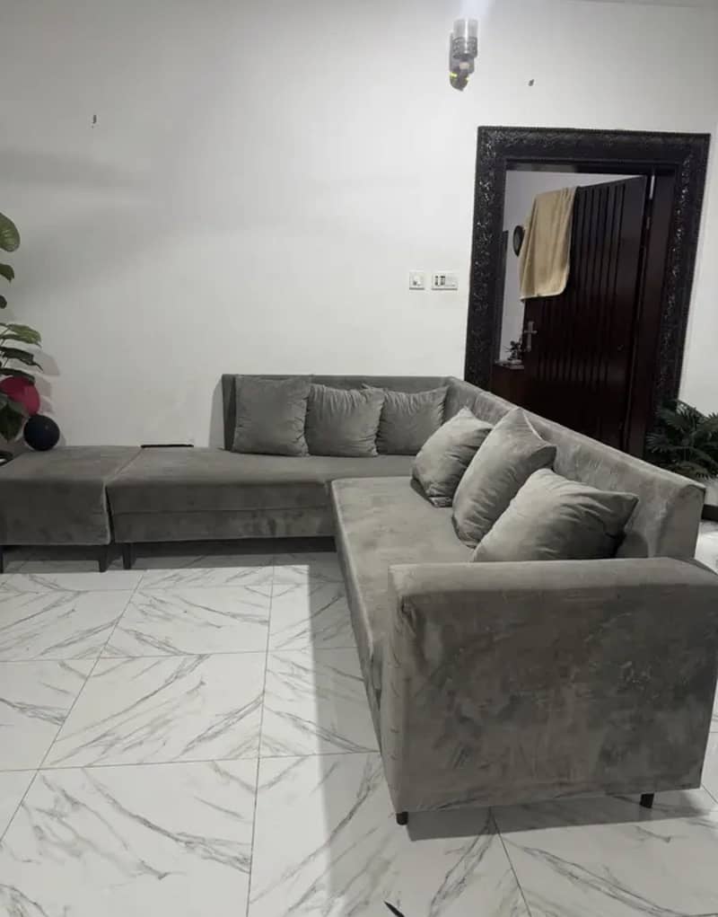 L shape sofa 1