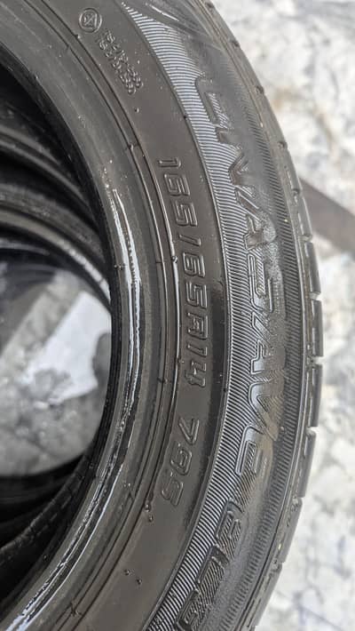 4 Dunlop Tyres 165/65/R14