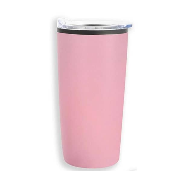 T  Solid Color Stainless Steel Tumbler for Car (500mL. Metallic)