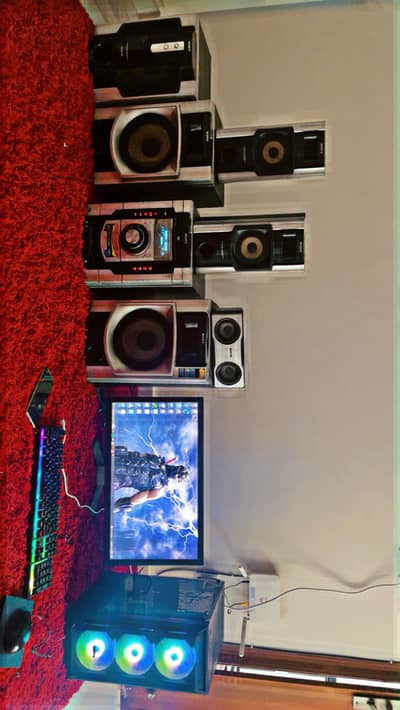 Gaming pc setup core i5 6th generation GTX 1050 Ti4gb 16RAM