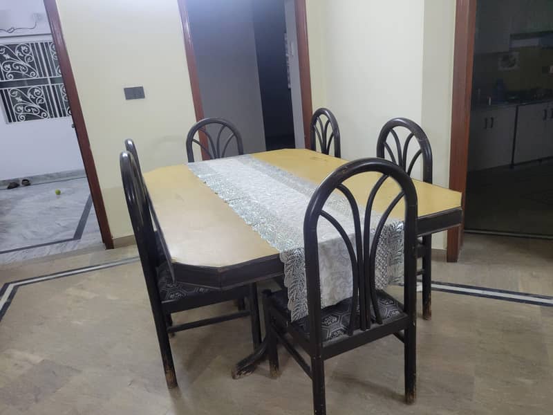Complete Dining Set – Table + Chairs + showcase 2