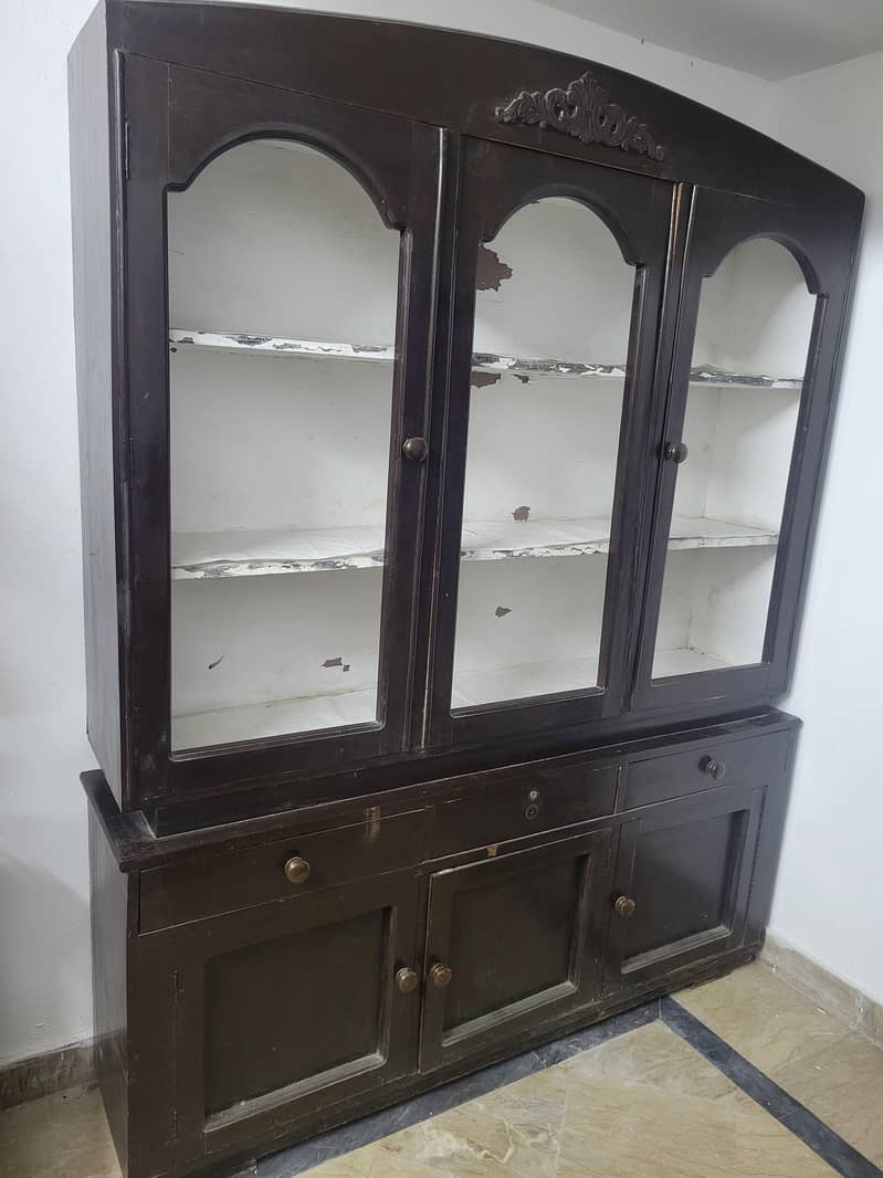 Complete Dining Set – Table + Chairs + showcase 4