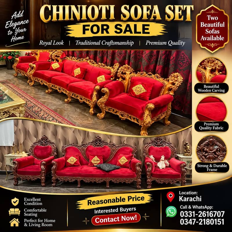 Luxury sofa 2 set 0