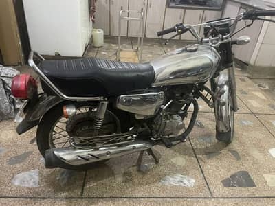 Honda cg 125 2018 model biometric on the spot